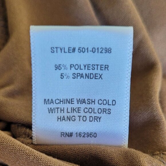 Brown Split Sleeve Keyhole Top by Pretty Garbage S - Picture 13 of 14